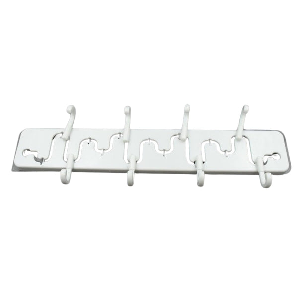 Adjustable Wall Hook: Slides for Easy Access (Bathroom & Home)