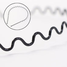 Premium Metal Wave Hair Bands for Men & Women (12 Pc)