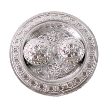 Round Shape Special Puja Thali, Kumkum Thali Holder (1 Pc / Small)