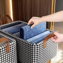 Foldable Fabric Storage Box with Handles (47 × 28 cm)
