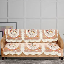 Elegant Floral Sofa Protector Runner - (Set / 132x28 Inch)