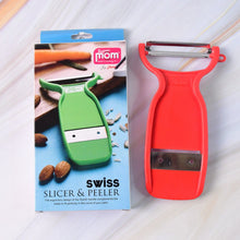 Supermom Swiss 2-in-1 Slicer & Peeler with Ultra Sharp Stainless Steel Blades