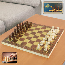 Foldable Wooden Chess Board Set (30 × 30 Cm / 1 Set)