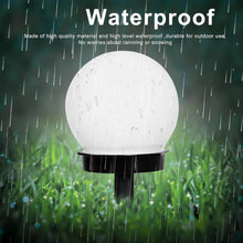Solar-Powered LED Garden Globe Pathway Light (1 Pc)